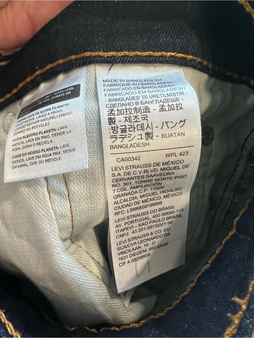 Levi's Men's Raw Indigo Straight Jeans